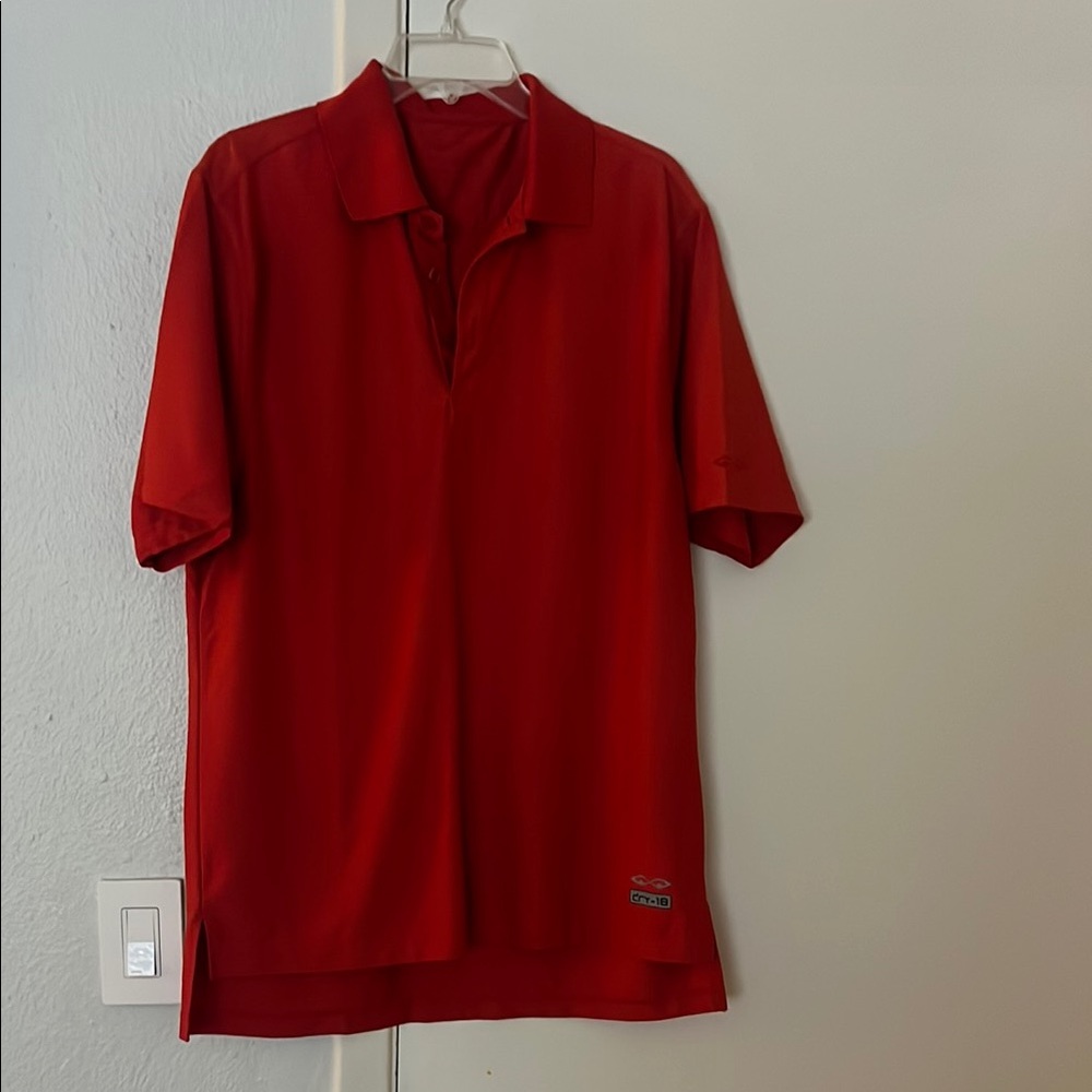 Vibrant Red Polo Shirt